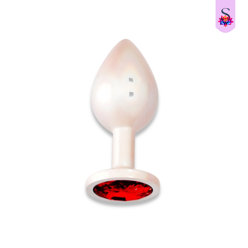 Plug Anal M Luxo com Jóia