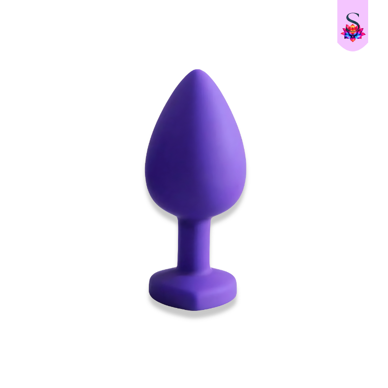 Plug Anal Médio de Silicone