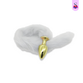 Plug com Rabo Branco