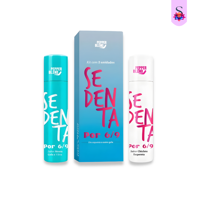 Sedenta 69 Kit Gela Vibra e Esquenta