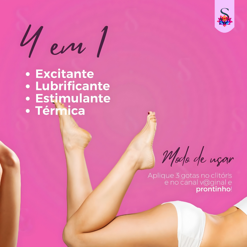 Vulv's Gel Excitante e Lubrificante - 4 em 1