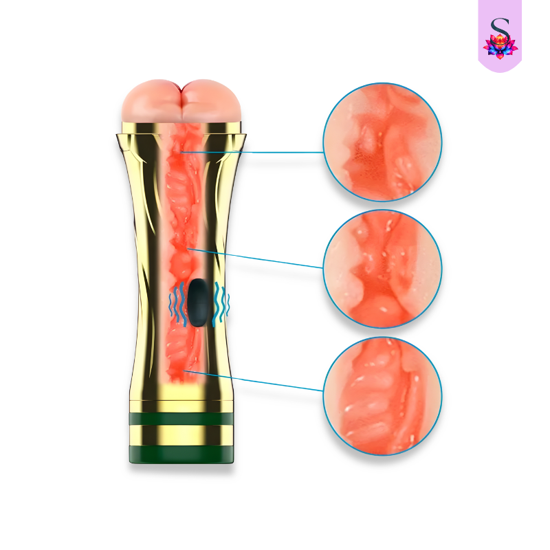 Masturbador Masculino em Formado de Ânus Troféu