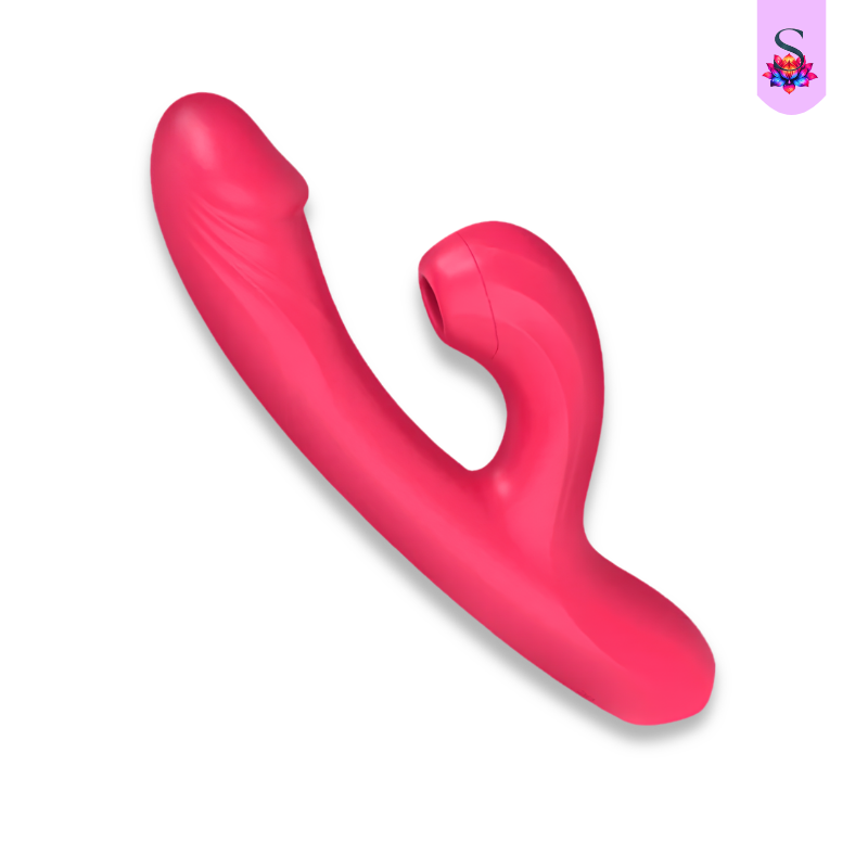 Delícia Dupla - Vibrador e Sugador