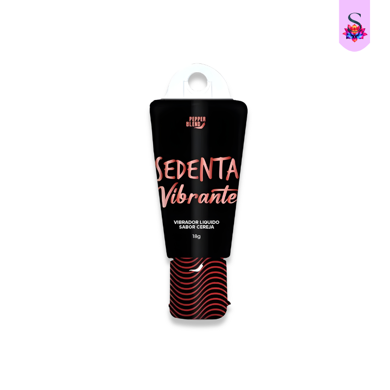 Sedenta Vibrador Líquido Cereja