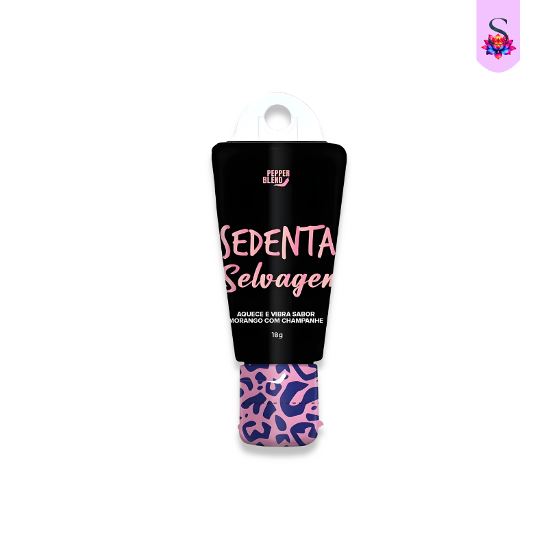 Sedenta Vibrador Líquido Morango com Champanhe